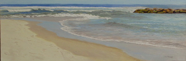 image of painting "High Tide, Spring Lake"